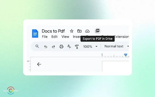 Docs to PDF ডাউনলোড করুন – Google Docs ও Word ফাইল PDF-এ রূপান্তর করুন - Screenshot 1