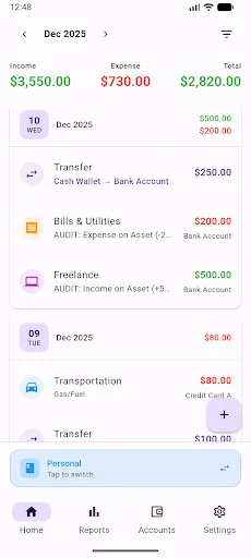 Money Migo ডাউনলোড করুন – স্মার্ট মানি ট্র্যাকার ও এআই বাজেট অ্যাপ - Screenshot 1