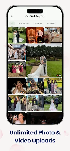 PixelParty: QR Wedding Photos ডাউনলোড করুন – সেরা ওয়েডিং ফটো শেয়ারিং অ্যাপ - Screenshot 3
