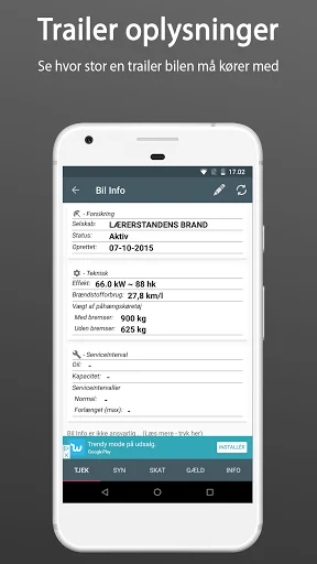 Bil Info nummerplade ডাউনলোড করুন – ডেনিশ গাড়ির তথ্য জানুন - Screenshot 4