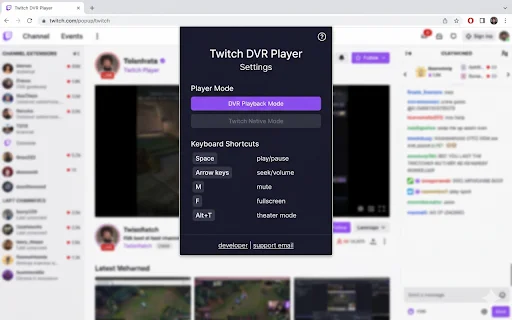Twitch DVR Player ডাউনলোড করুন – লাইভ স্ট্রিম রিওয়াইন্ড করুন - Screenshot 1