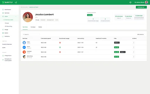 Substly Extension ডাউনলোড করুন – আপনার কোম্পানির ডিজিটাল সাবস্ক্রিপশন ম্যানেজমেন্ট - Screenshot 5
