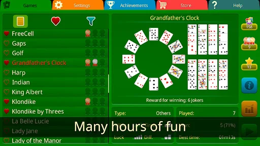Solitaire Master ডাউনলোড করুন – সেরা ক্লাসিক কার্ড গেম কালেকশন - Screenshot 16