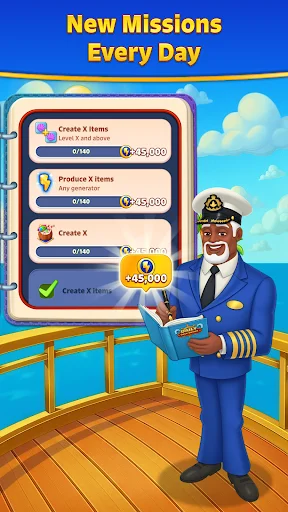 Merge Cruise ডাউনলোড করুন – রহস্যময় পাজল গেম খেলুন - Screenshot 21