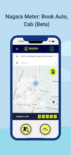 Nagara অ্যাপ ডাউনলোড করুন – বেঙ্গালুরুর সেরা মিটারড ক্যাব সার্ভিস - Screenshot 1