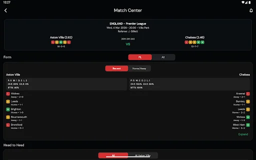 Puntsville: Live Scores & Tips ডাউনলোড করুন – ফুটবল আপডেট ও প্রেডিকশন - Screenshot 12