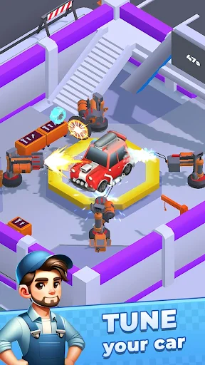Chrome Garage: Idle Cars ডাউনলোড করুন – সেরা কার রিপেয়ার গেম - Screenshot 5