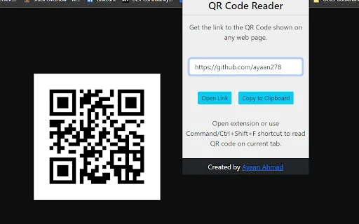 QR Code Reader ডাউনলোড করুন – ওয়েবপেজ থেকে QR কোড স্ক্যান করুন - Screenshot 1