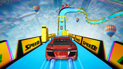 Car Stunts: Stunt Driving Game ডাউনলোড করুন – মেগা র‍্যাম্প রেসিং - Screenshot 1