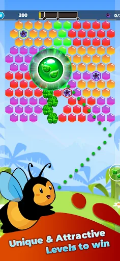 Bubble Honey Shooter ডাউনলোড করুন – সেরা পাজল গেম ফ্রি - Screenshot 7