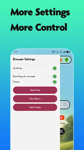 YoBrowser – Mini Fast Browser ডাউনলোড করুন | দ্রুতগতির ব্রাউজিং - Screenshot 3