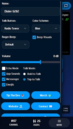 Global Chaos CB Radio ডাউনলোড করুন – এনালগ স্টাইল ভয়েস চ্যাট - Screenshot 7