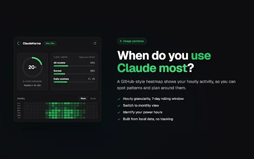 Claude Limit & Usage Tracker ডাউনলোড করুন – ClaudeKarma ফ্রি - Screenshot 4