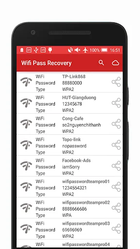 WiFi Password Recovery ডাউনলোড করুন – আপনার ওয়াইফাই পাসওয়ার্ড দেখুন - Screenshot 2
