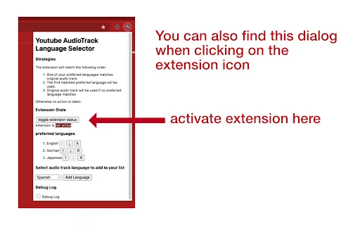 YouTube Audio Selector ডাউনলোড করুন – ইউটিউবে অডিও ভাষা পরিবর্তন করুন - Screenshot 2