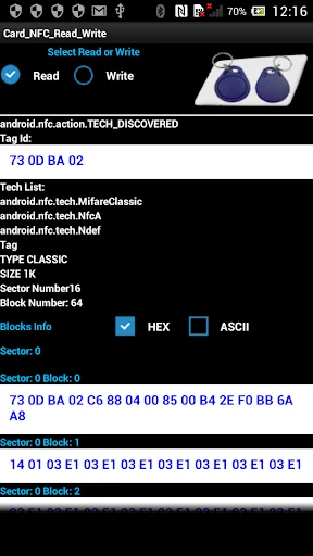 Card NFC Read Write Tag ডাউনলোড করুন – NFC কার্ড রিড ও রাইট টুল - Screenshot 3