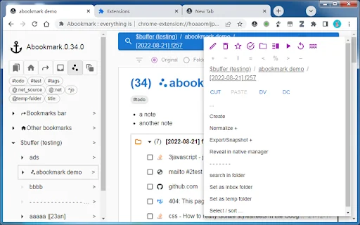 Abookmark ডাউনলোড করুন – সেরা অ্যাডভান্সড বুকমার্ক ও ট্যাব ম্যানেজার - Screenshot 5