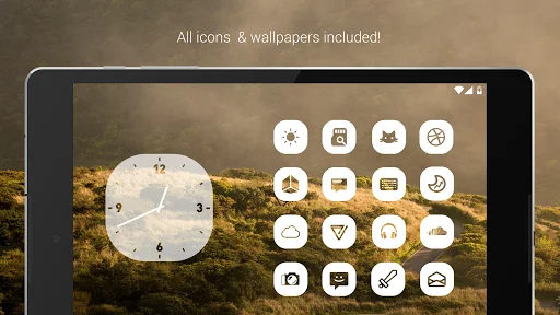 Pasty – White Icon Pack ডাউনলোড করুন – সেরা মিনিমালিস্ট আইকন - Screenshot 7