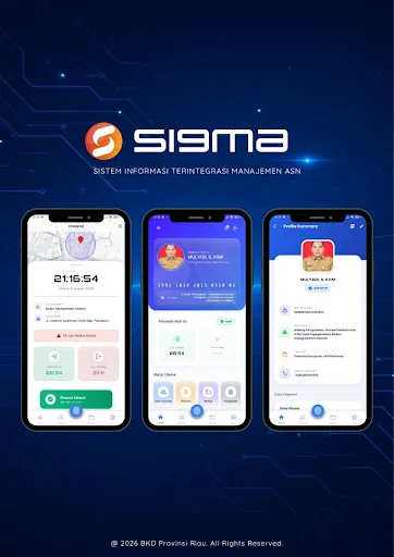 SIGMA অ্যাপ ডাউনলোড করুন – রিয়াউ সরকারি কর্মীদের জন্য ডিজিটাল উপস্থিতি - Screenshot 1