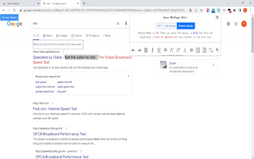 Easy WebPage Editor ডাউনলোড করুন – ব্রাউজারে ওয়েবসাইট এডিট করুন - Screenshot 2