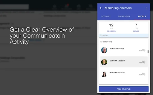 InTouch ডাউনলোড করুন: LinkedIn মেসেজ ও কন্টাক্ট ম্যানেজার - Screenshot 3