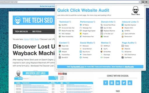 Quick Click Website Audit ডাউনলোড করুন – সেরা SEO টুলস - Screenshot 2