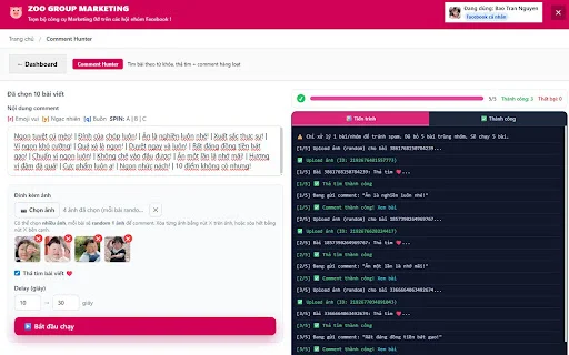 Zoo Nhóm Extension ডাউনলোড করুন – ফেসবুক মার্কেটিং টুল - Screenshot 4