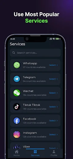 Virtual Number SMS ডাউনলোড করুন – WhatsApp ওটিপি ভেরিফিকেশন - Screenshot 4