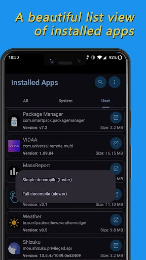 APK Explorer ডাউনলোড করুন – অ্যান্ড্রয়েডের জন্য সেরা ওপেন-সোর্স টুল - Screenshot 1