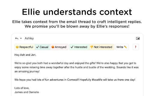 Ellie AI Email Assistant ডাউনলোড করুন – আপনার স্টাইলে রিপ্লাই - Screenshot 2