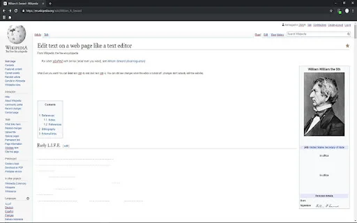 Page Text Editor ডাউনলোড করুন – যেকোনো ওয়েবপেজ এডিট করুন - Screenshot 1