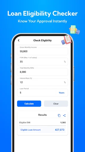 Loan Sa ডাউনলোড করুন – EMI, SIP এবং GST ক্যালকুলেটর অ্যাপ - Screenshot 7