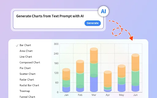 AI Chart Maker ডাউনলোড করুন – এআই দিয়ে দ্রুত চার্ট তৈরি করুন - Screenshot 1