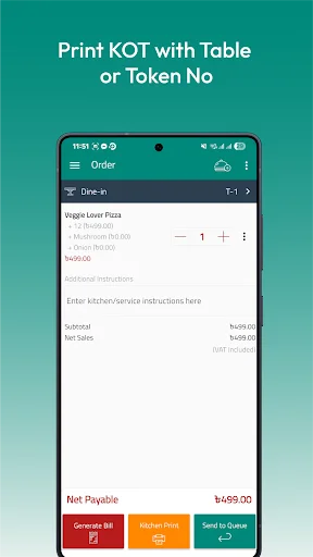 RestroGreen POS – ওয়েটার অ্যাপ ডাউনলোড করুন – সেরা রেস্টুরেন্ট ম্যানেজমেন্ট - Screenshot 3