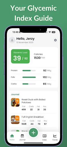 Logi – Glycemic Index Tracker ডাউনলোড করুন – সেরা ডায়েট প্ল্যানার - Screenshot 2