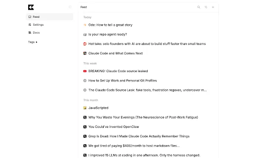 Keep – Search bookmarks from anywhere ডাউনলোড করুন – সেরা বুকমার্ক টুল - Screenshot 1