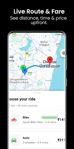B D S Rides ডাউনলোড করুন – দ্রুত, নিরাপদ এবং সাশ্রয়ী ট্যাক্সি ও বাইক রাইড - Screenshot 4