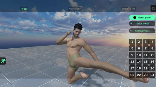 Pro Poser 3D Model Poses ডাউনলোড করুন – সেরা অ্যানাটমি টুল - Screenshot 14