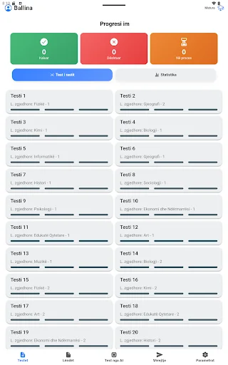 Semi + Matura Kosovë ডাউনলোড করুন – সেরা প্রস্তুতি অ্যাপ - Screenshot 9