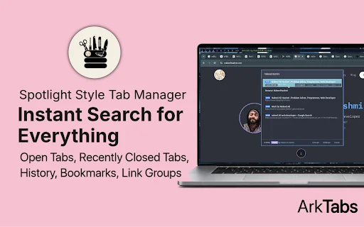 ArkTabs ডাউনলোড করুন – ব্রাউজার ট্যাব ম্যানেজমেন্টের সেরা টুল - Screenshot 2