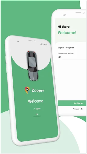 Zooper Driver অ্যাপ ডাউনলোড করুন – কর্পোরেট পরিবহন ও ক্যাব সার্ভিস - Screenshot 1