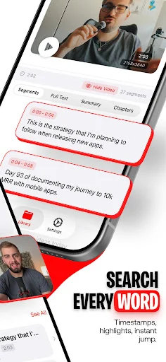 Video Transcriber: VidNotes ডাউনলোড করুন – সেরা AI ভিডিও নোট টুল - Screenshot 3
