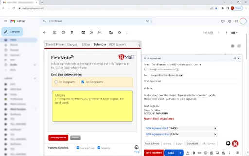 Gmail-এর জন্য RPost ডাউনলোড করুন – নিরাপদ ও আইনি ইমেল ট্র্যাকিং - Screenshot 5