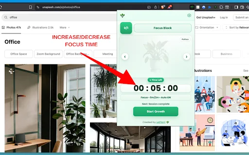 LetPlant GreenFocus Pomodoro Timer ডাউনলোড করুন – ফোকাস ও প্রোডাক্টিভিটি - Screenshot 5