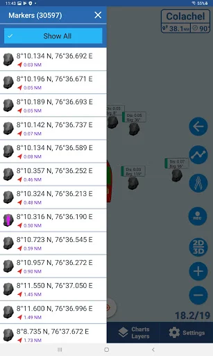 Kadal Map – Marine Navigation ডাউনলোড করুন – সেরা মেরিটাইম ট্র্যাকিং - Screenshot 10