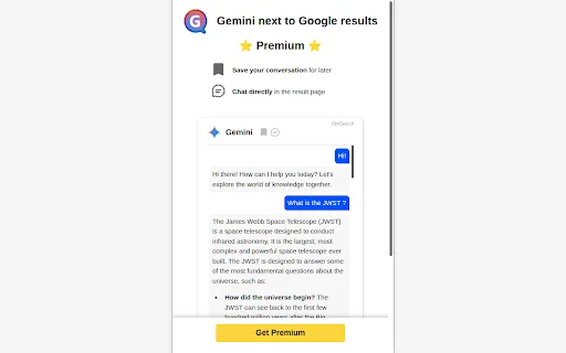 AI next to search results ডাউনলোড করুন – স্মার্ট সার্চ সুবিধা - Screenshot 4