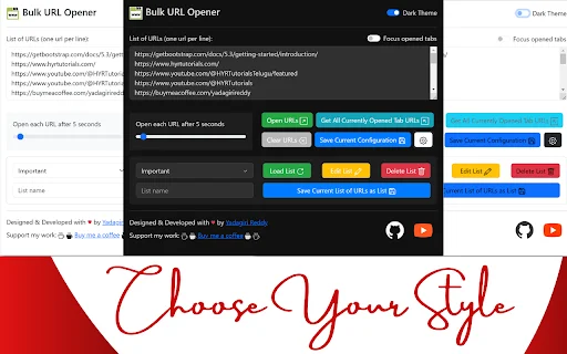 Bulk URL Opener ডাউনলোড করুন – একসাথে অনেক লিঙ্ক খোলার সেরা টুল - Screenshot 5