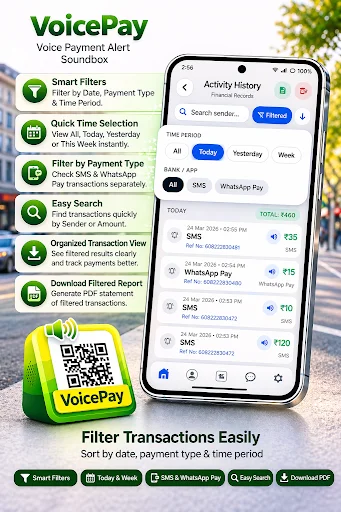 Alert Voice Pay UPI Soundbox ডাউনলোড করুন – রিয়েল-টাইম পেমেন্ট অ্যালার্ট - Screenshot 4