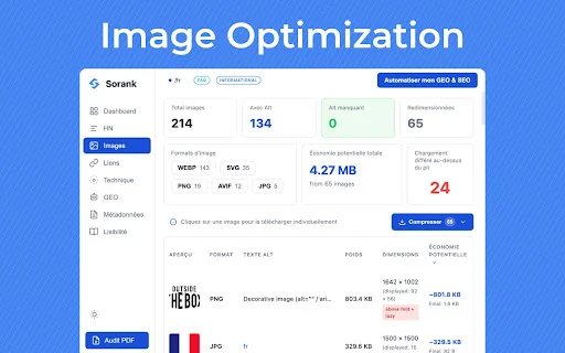 Sorank SEO & GEO Audit: The Ultimate Tool for Google and AI Ranking - Screenshot 3