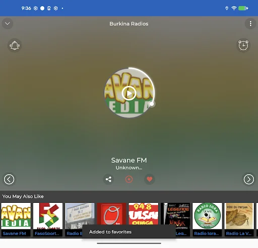 Burkina Radios + Recorder ডাউনলোড করুন – লাইভ রেডিও ও রেকর্ডিং - Screenshot 20
